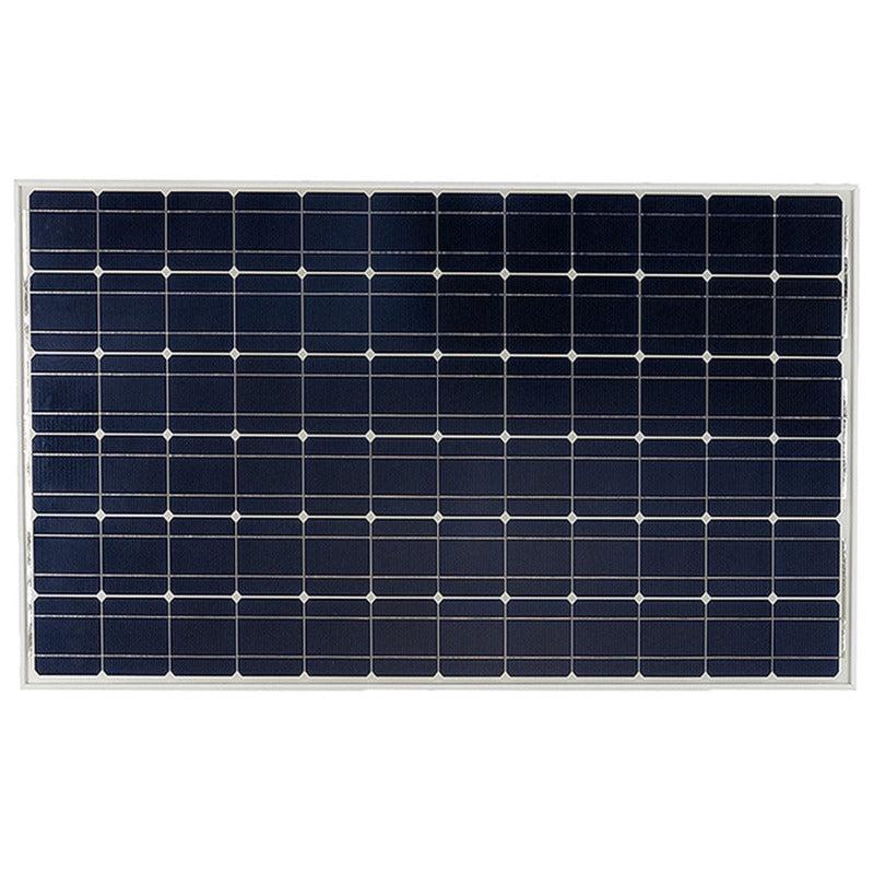 Panneau photovoltaïque BlueSolar présenté sur fond blanc.